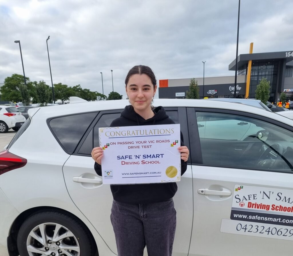 Learner driver during a driving lesson with Safe N Smart Driving School