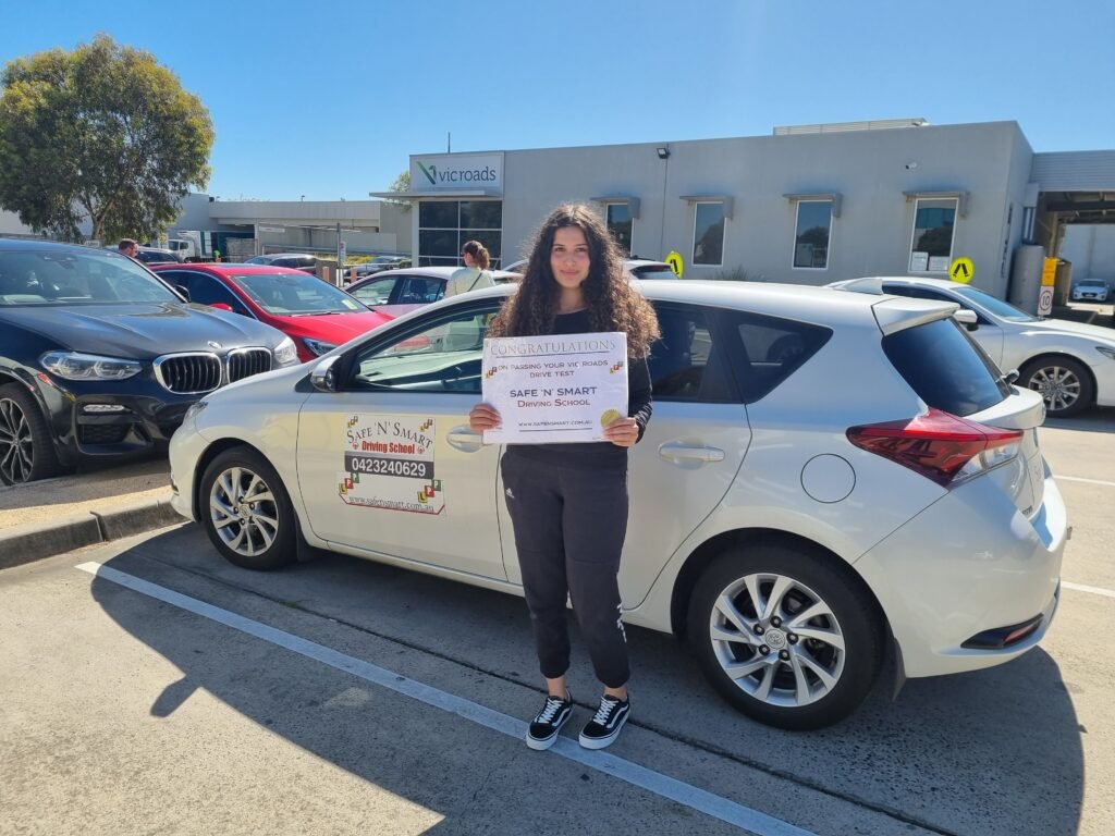 Learner driver learning to drive in Epping and passing the VicRoads Drive Test